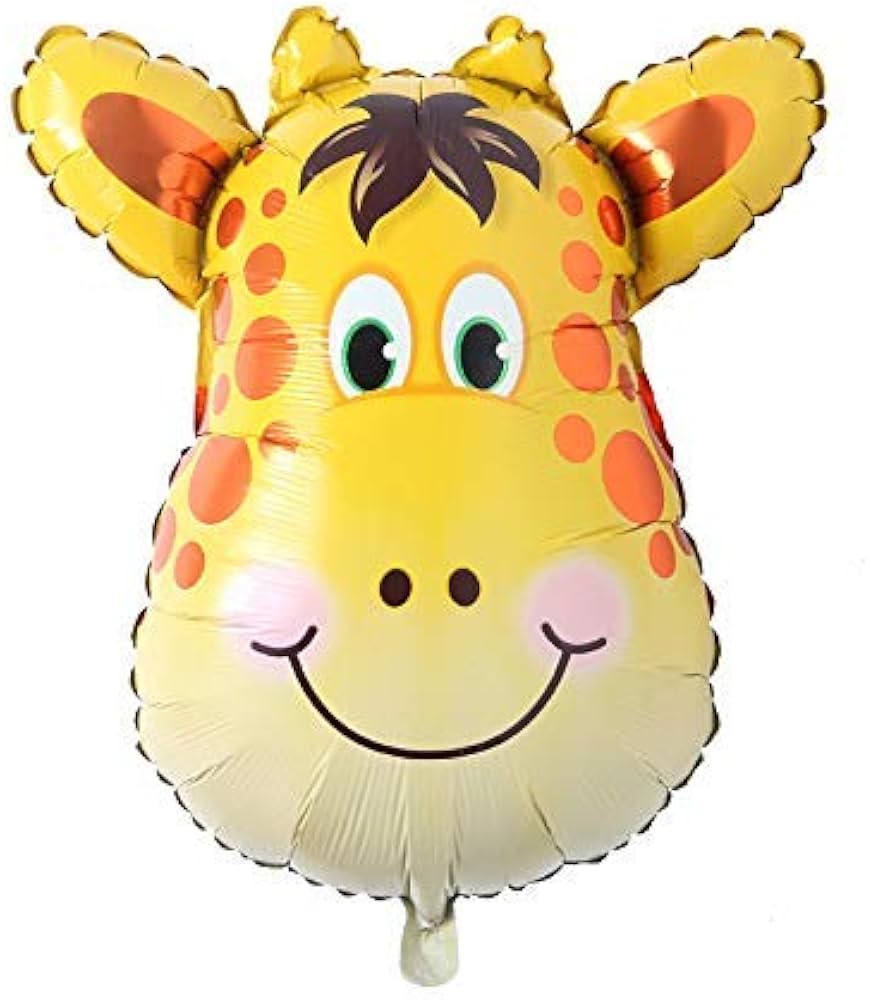 Giraffe Face Foil Balloon