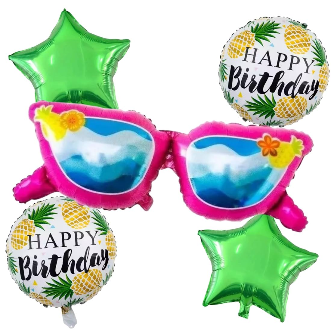 Summer Goggles Theme Foil Balloon Set of 5 pcs