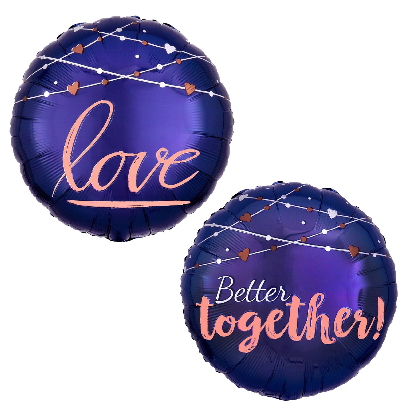 Love Blue Foil Balloon