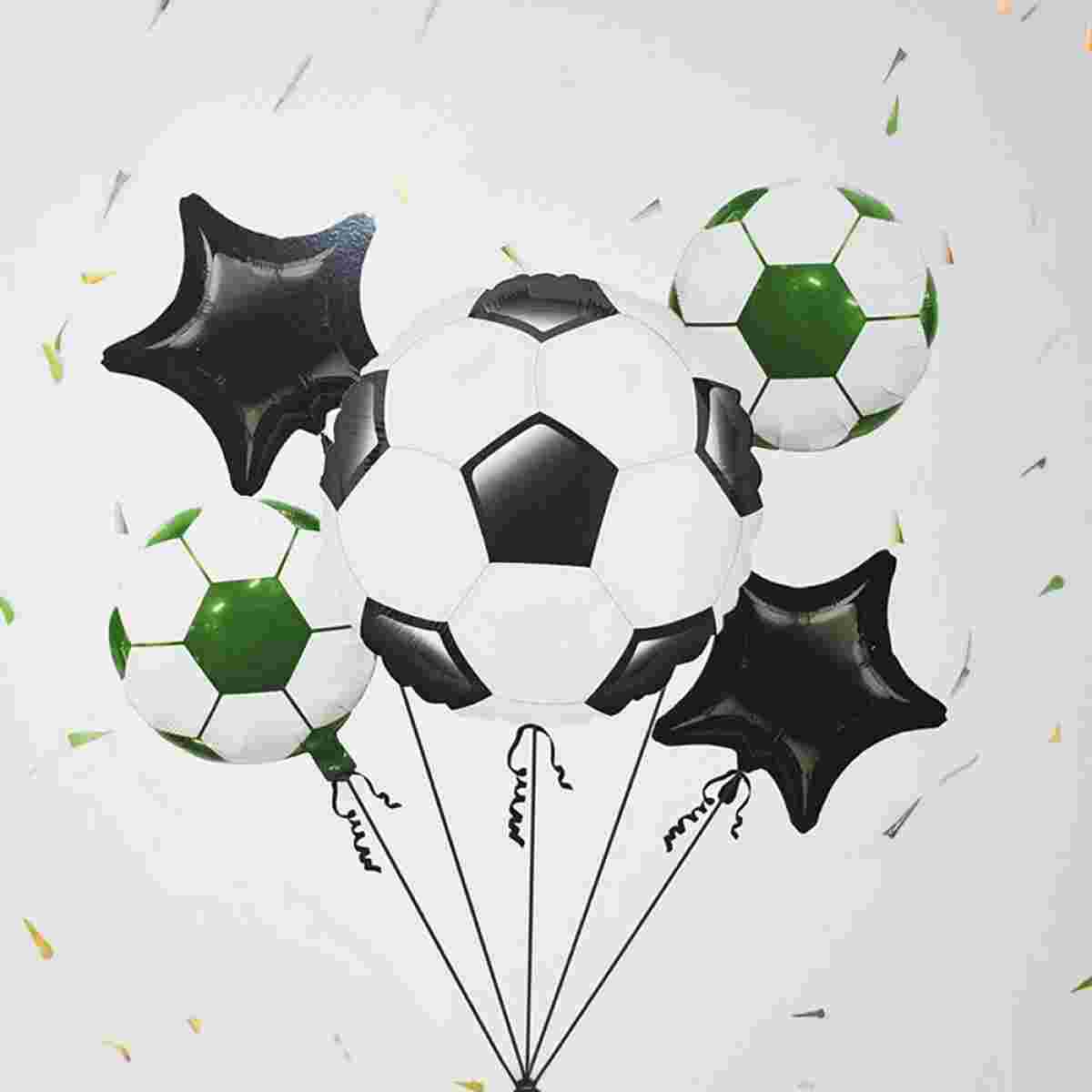 Soccer theme Foil Ballon Set of 5pcs