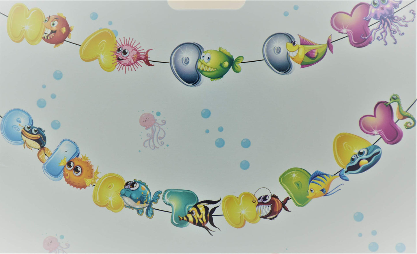 Underwater Theme Birthday Banner