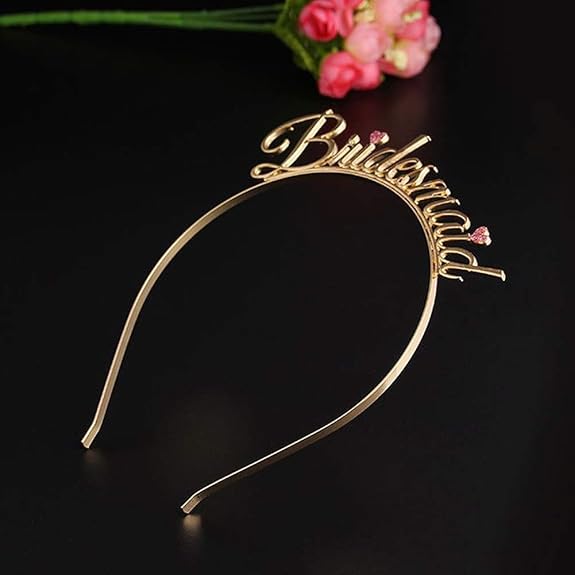 Bridesmaid Golden Tiara