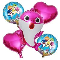 Baby Shark Foil Balloon Set of 5 pcs