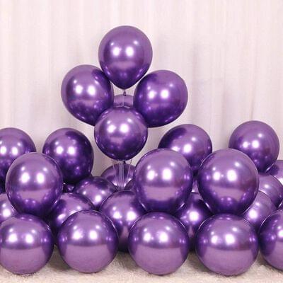 Chrome Balloons -Purple