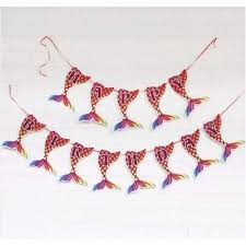 Mermaid Birthday Banner- Pink