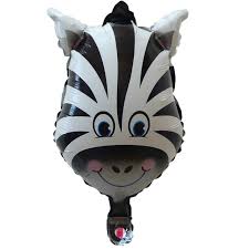 Zebra Foil Balloon