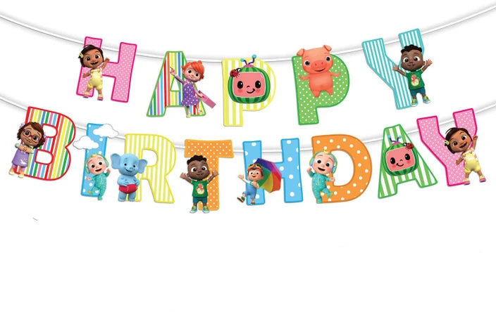 Cocomelon Birthday Banner 2