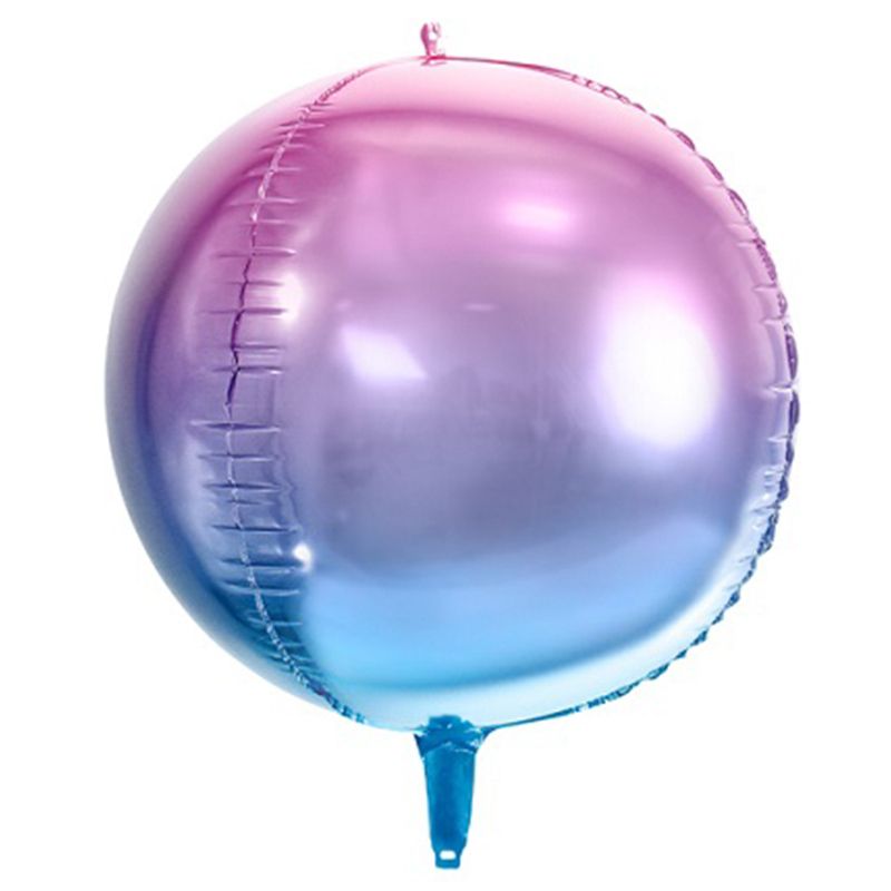 4D Purple Blue Ombre 22" Foil Balloon