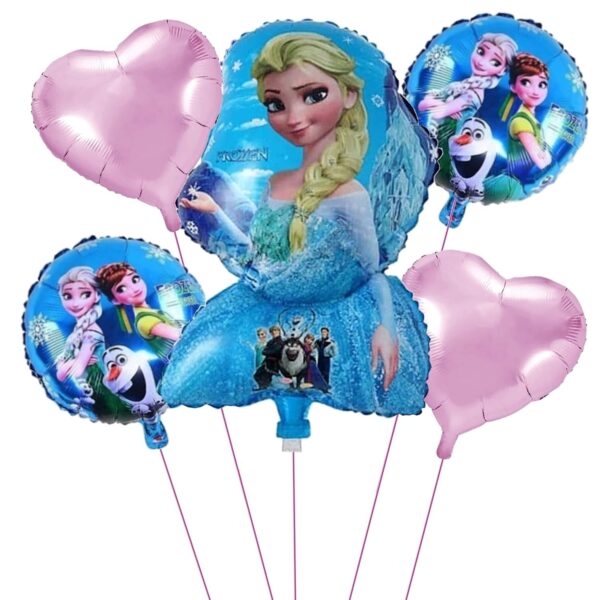 Frozen Theme Foil Balloon Set of 5pcs