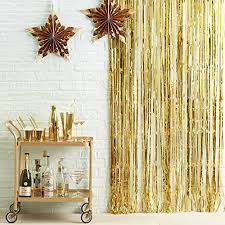 Gold Chrome Foil Curtain