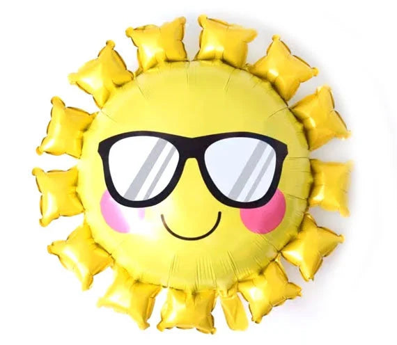 Sun with Goggles Single Foil Balloon