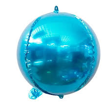 4D Black 24" Foil Balloon