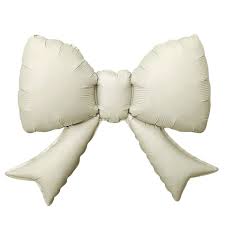 Caramel Large Bow Foil Balloon