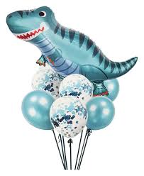 Dinosaur Theme Foil Balloon Set of 7pcs