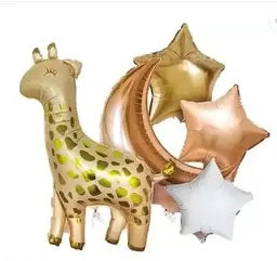 Jungle Theme Foil Balloon Set of 5 pcs