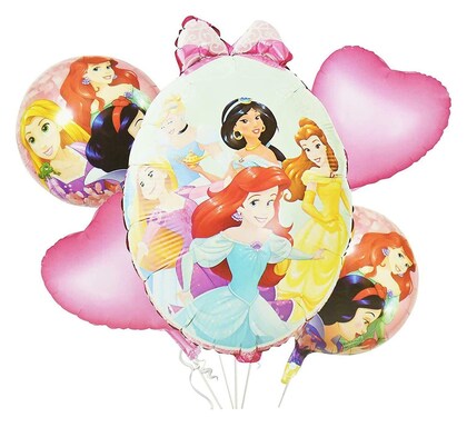 Princess Theme Foil Balloon Set of 5pcs