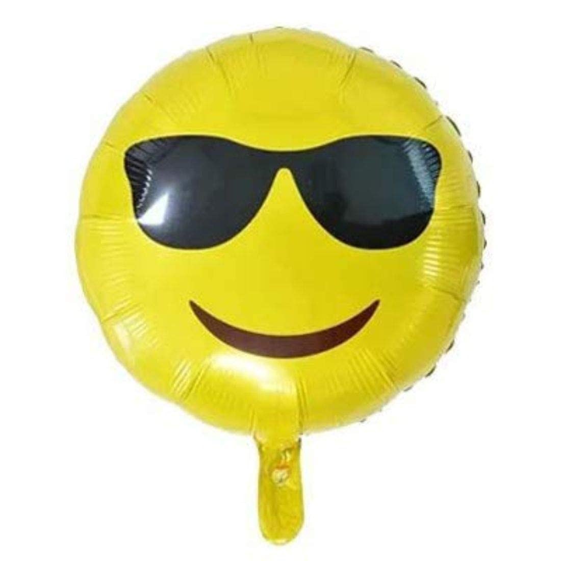Smiley with Goggles Foil Balloon