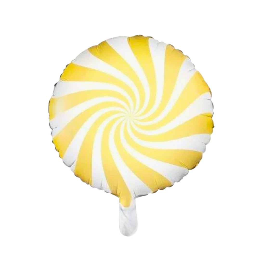 Yellow Candy Foil Balloon