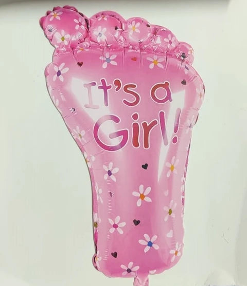Its A Girl - Foot Foil Balloon