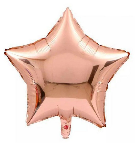 Rosegold Star Shape Foil Balloon Set of 2pcs