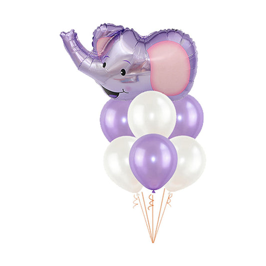 Elephant Foil Balloon  Set of 7 pcs