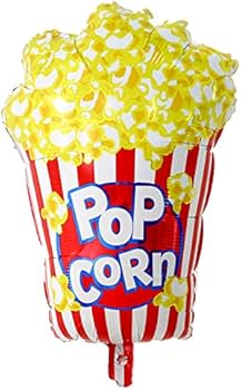 Popcorn Theme Foil Balloon