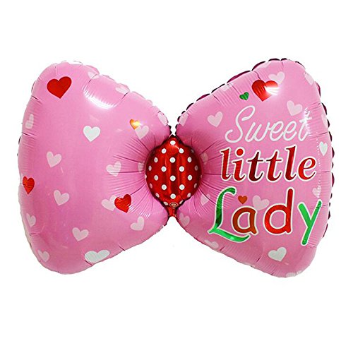 Sweet Little Lady Bow Foil Balloon