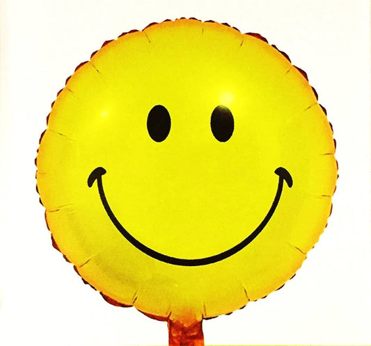 Smiley Face Single Foil Balloon