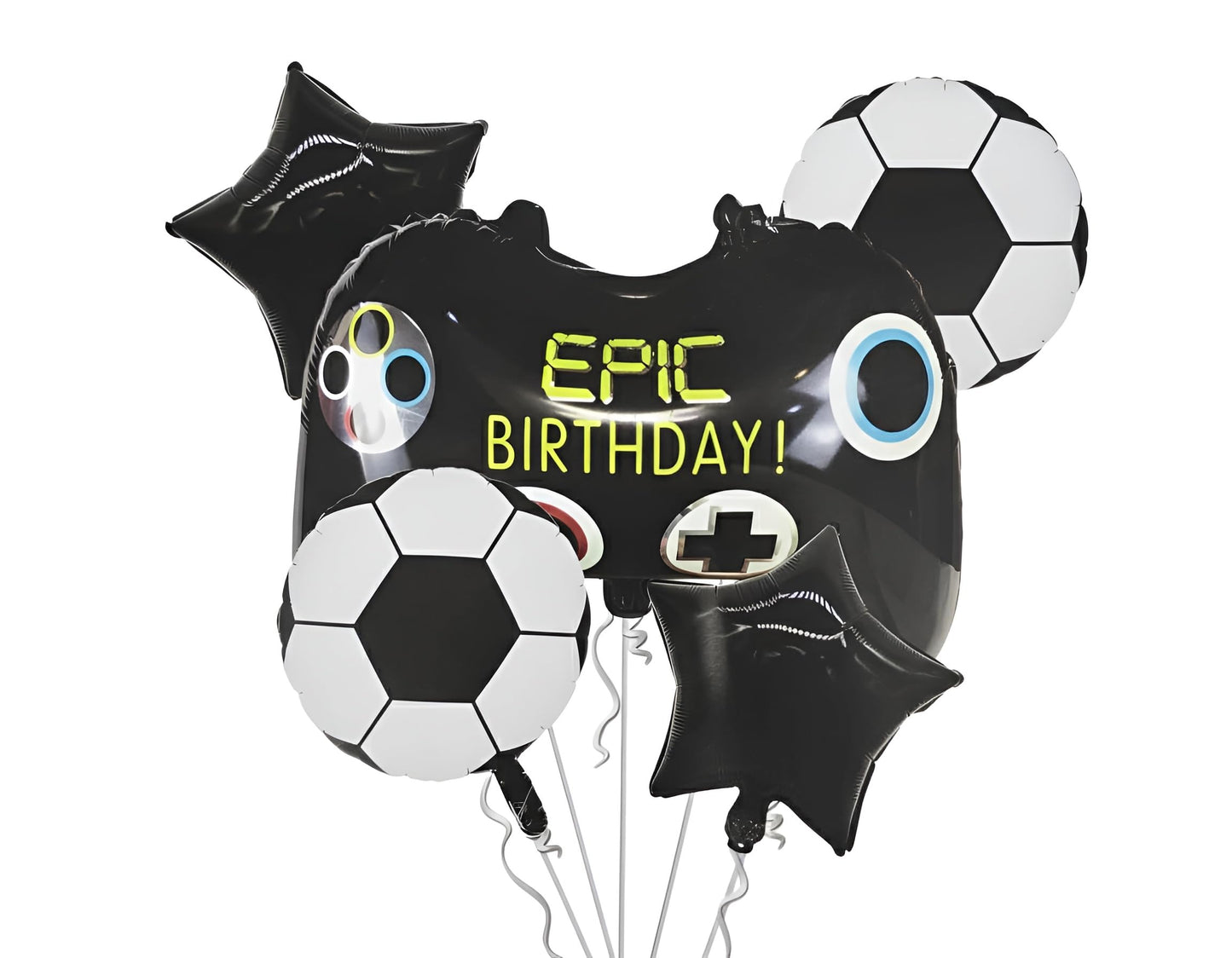 Epic Game Theme Foil Balloon  Set of 5 pcs