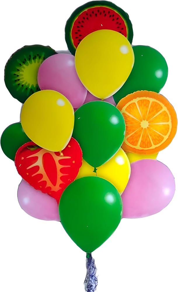 Mix Fruit Theme Foil Balloon Set of 16pcs
