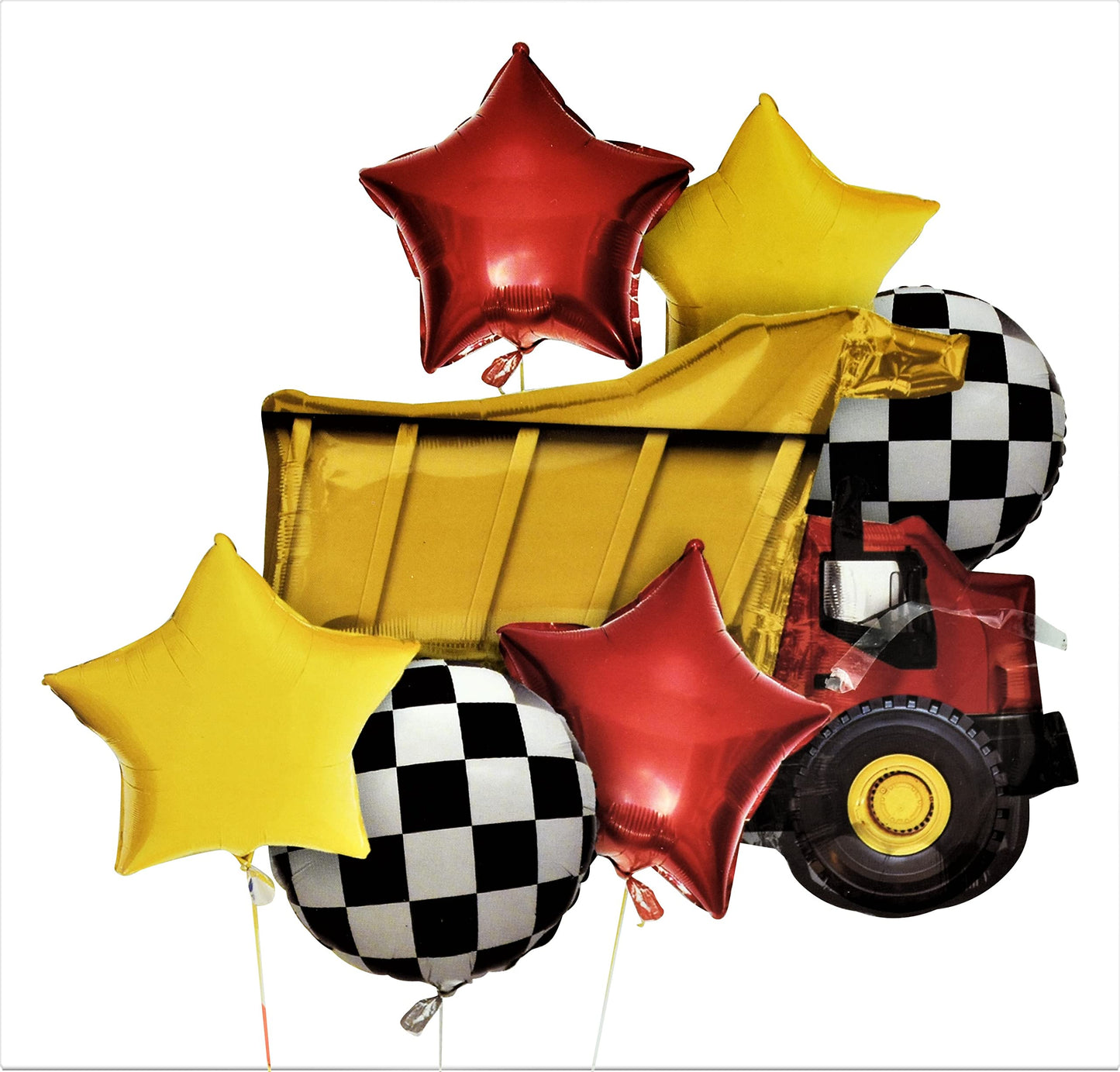 Construction Theme Foil Balloon Set of 7pcs