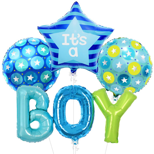 Its A Boy Theme Foil Balloon Set of 4pcs