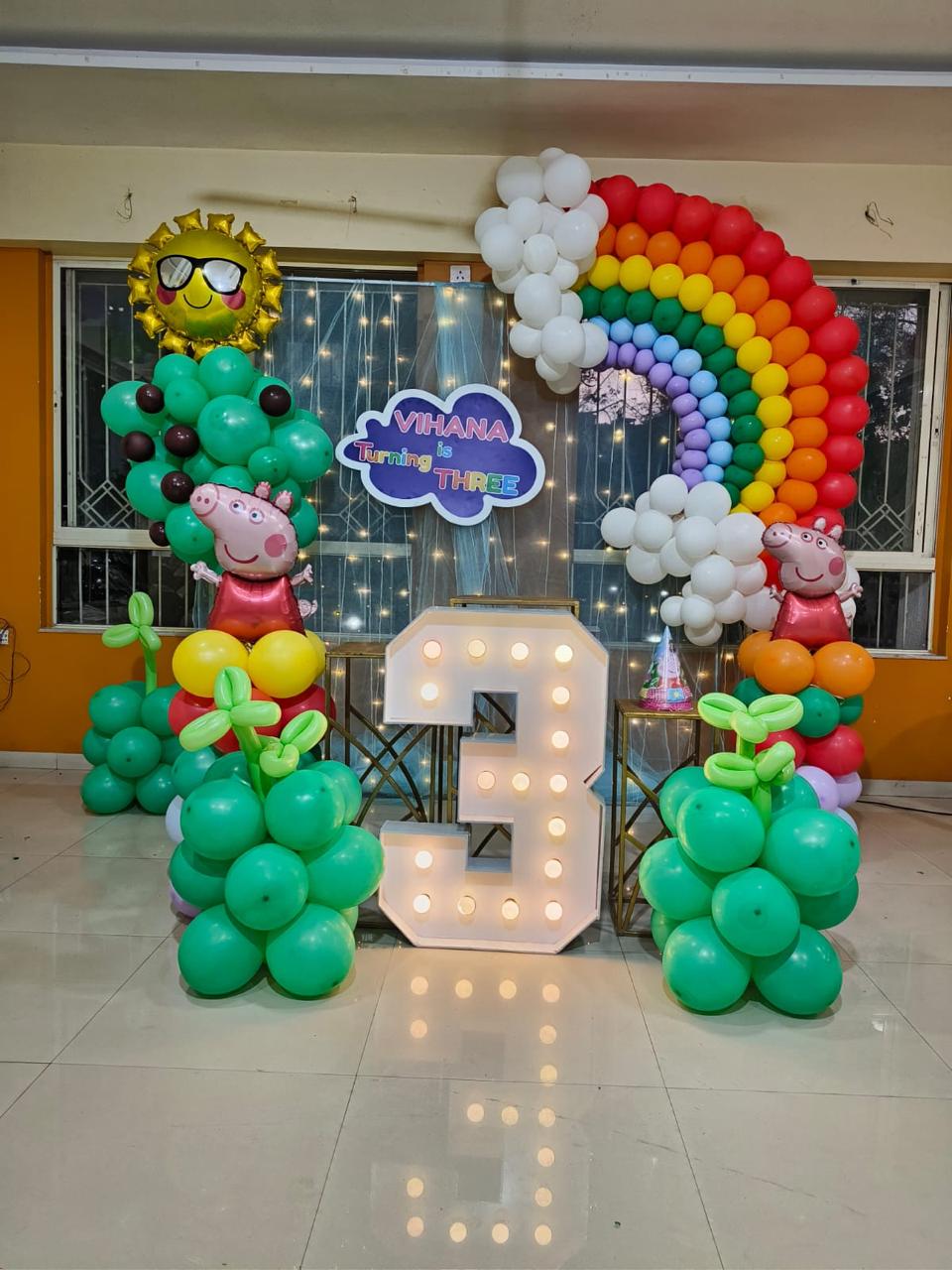 Peppa Pig Rainbow Decor