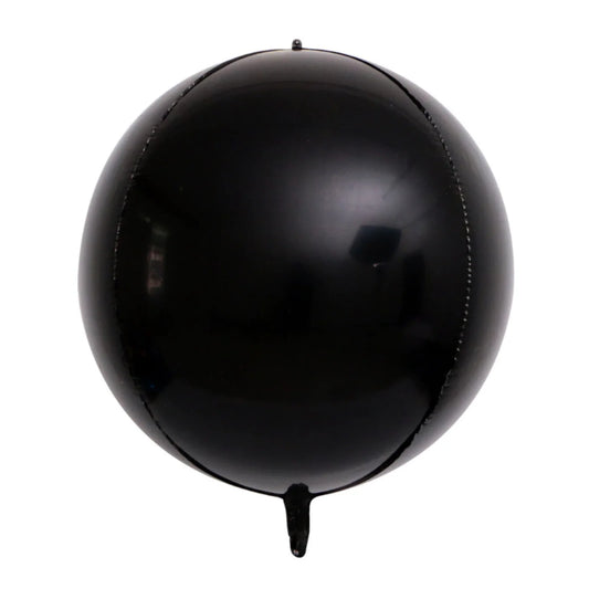 4D Black 24" Foil Balloon