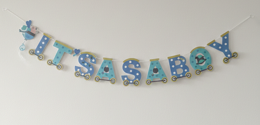 Its a Boy Letter Banner