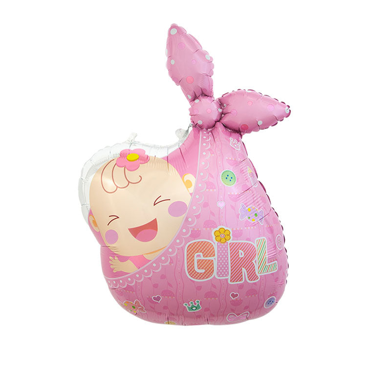 Girl Crib Foil Balloon