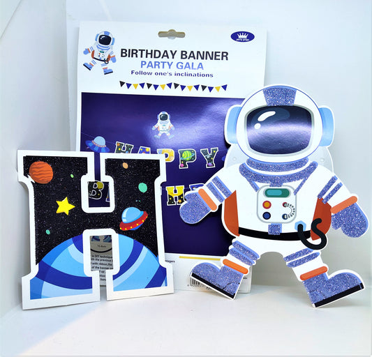 Space Birthday Banner