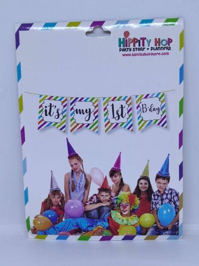 Its My First Birthday Banner