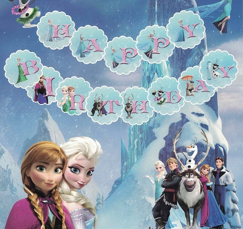 Frozen Birthday Banner