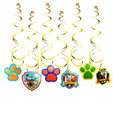 Paw Petrol Theme Swirls
