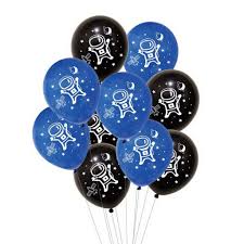 Space Latex Balloons Set of 10