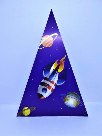 Space Theme Flag Banner