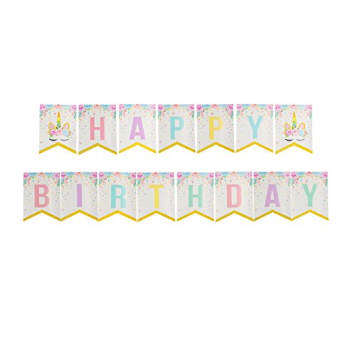 Unicorn Birthday Banner