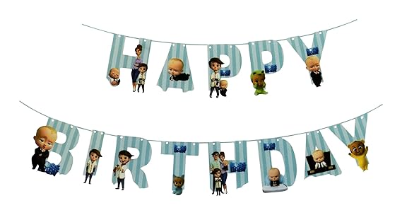 Boss Baby Birthday Banner