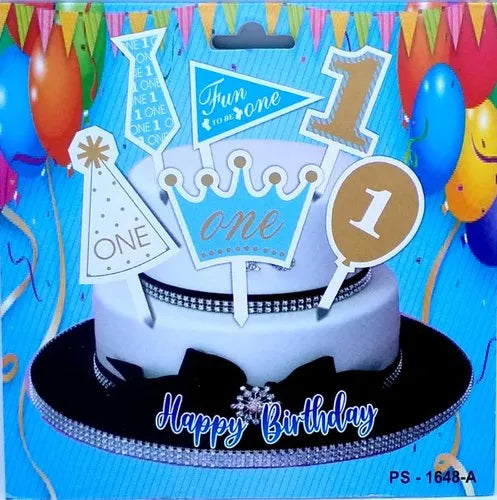 Cake Toppers 6pcs- Boy