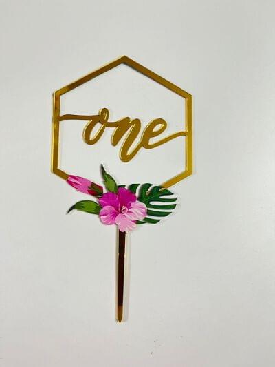 One Cake Topper