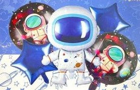 Space Theme Foil Balloons Set of 5