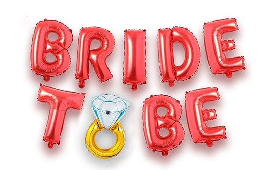 Bride to be Balloon  Foil Balloon - 16"- Red