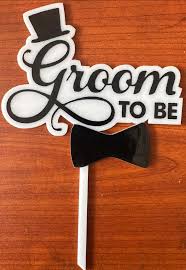 Groom to Be Cake Topper
