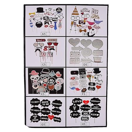 Combo Party Photo Booth Props -8 Theme